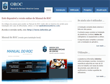 Tablet Screenshot of manualdoroc.com